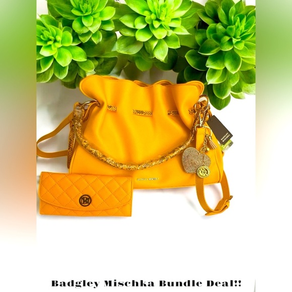 Badgley Mischka Handbags - BADGLEY MISCHKA MARIGOLD COLLECTION NWT